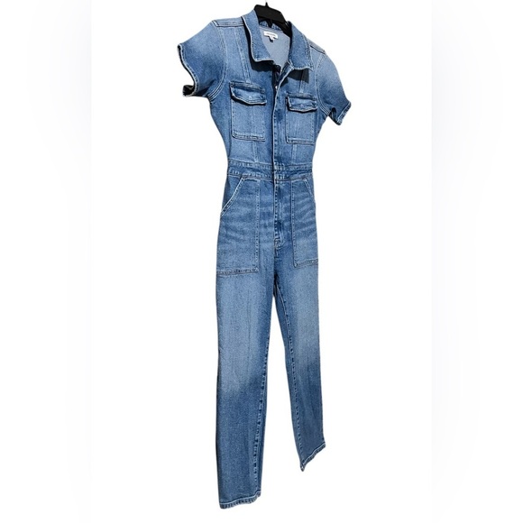 Good American Fit For Success Denim Jumpsuit Size M - Picture 7 of 15